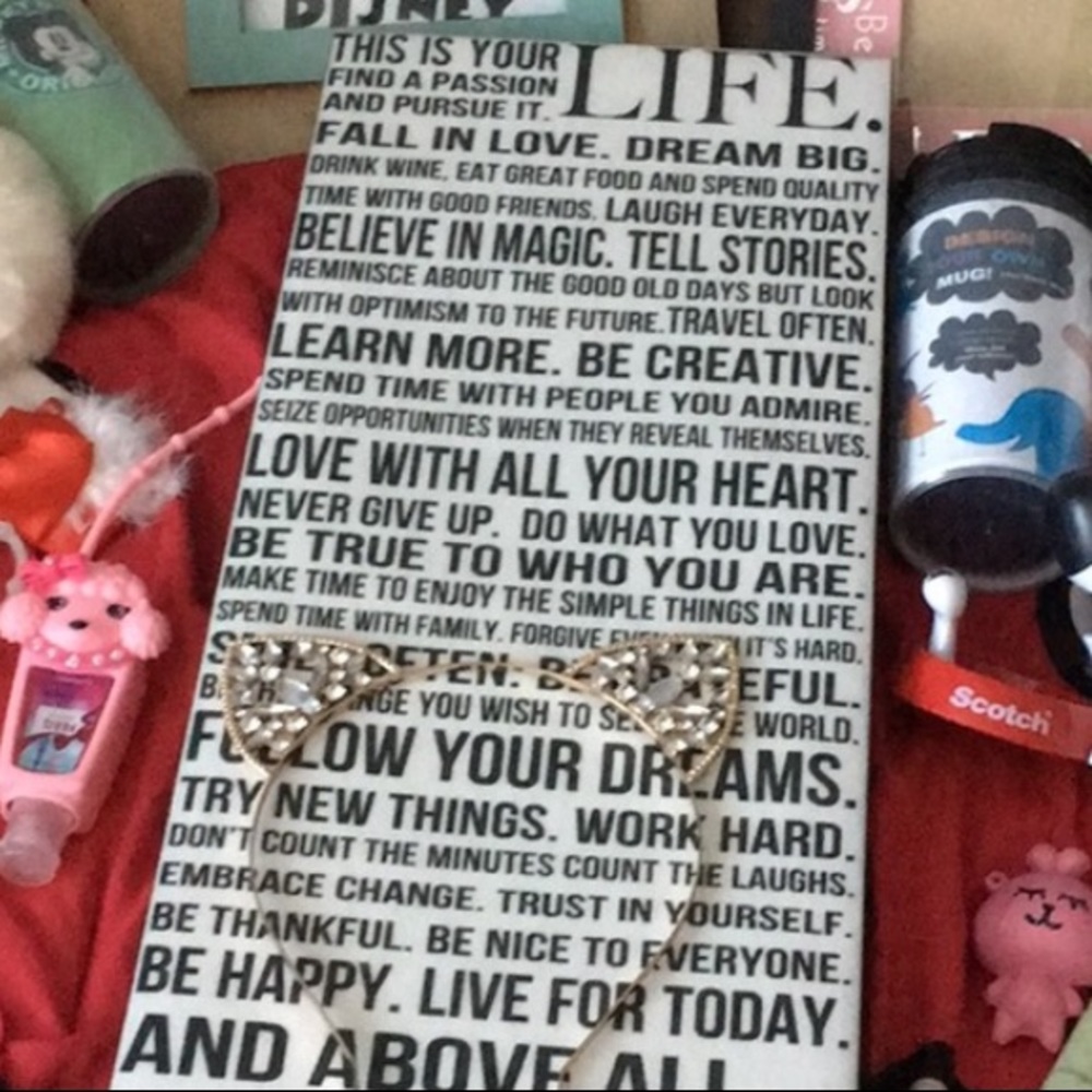 Cute saying poster